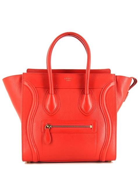 celine micro bag red|pre owned celine bags.